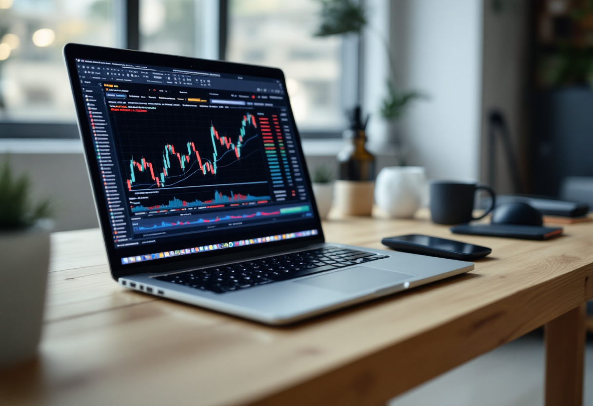 Grafico che illustra i rischi e le opportunità nel trading forex