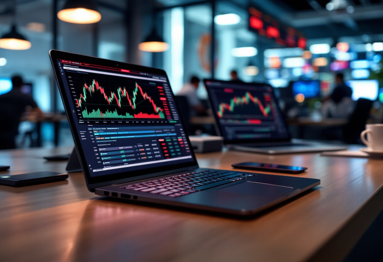 Grafico che illustra i rischi e le opportunità nel trading forex