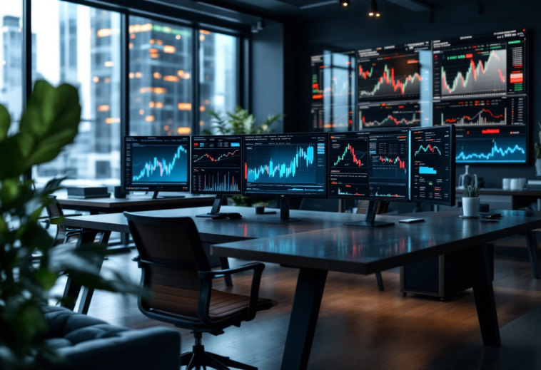 Grafico che illustra i rischi e le opportunità nel trading forex