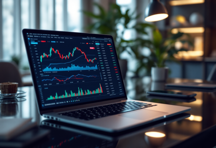Grafico che illustra i rischi e le opportunità nel trading forex
