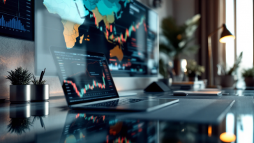 Grafico che illustra i rischi e le opportunità nel trading forex