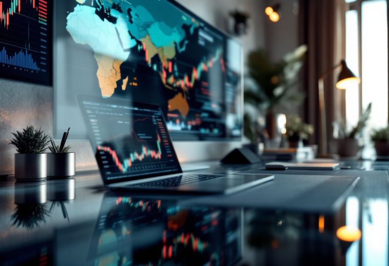 Grafico che illustra i rischi e le opportunità nel trading forex