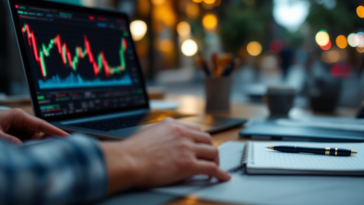 Grafico che illustra i rischi e le opportunità nel trading forex