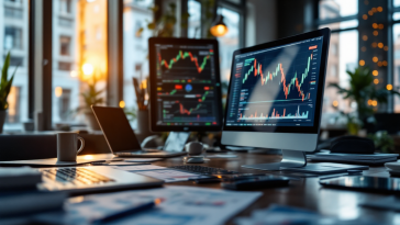 Grafico che illustra i rischi e le opportunità nel trading forex