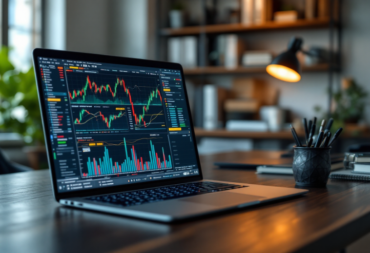 Grafico che illustra i rischi e le opportunità nel trading forex
