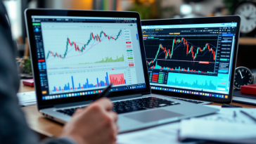 Grafico che illustra i rischi e le opportunità nel trading forex