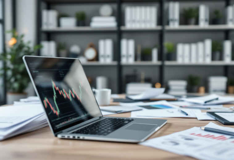 Grafico che illustra i rischi e le opportunità nel trading forex