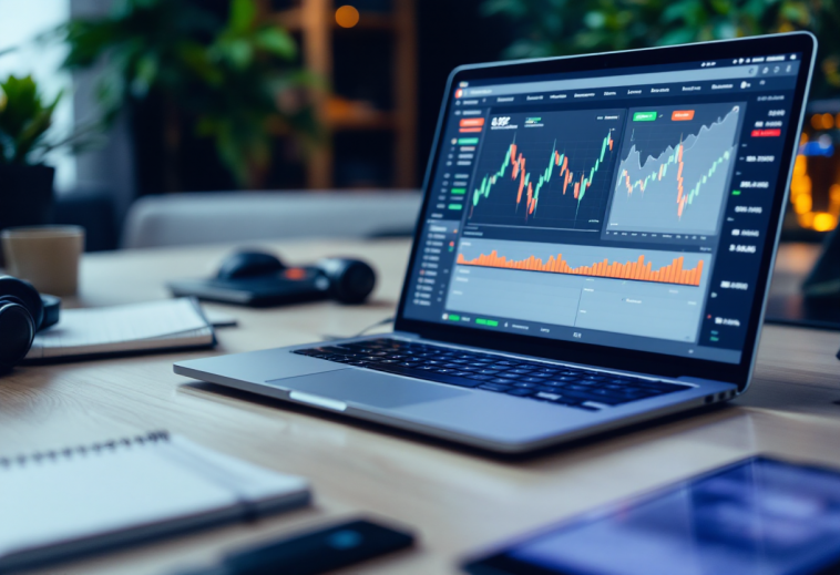 Grafico che illustra i rischi e le opportunità nel trading forex
