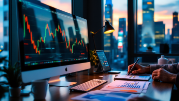 Grafico che illustra i rischi e le opportunità nel trading forex