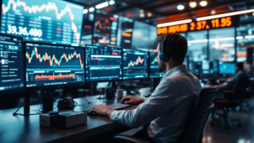 Grafico che illustra i rischi e le opportunità nel trading di valute estere