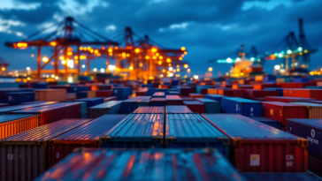 Grafico che mostra l'incremento del surplus commerciale nell'Eurozona