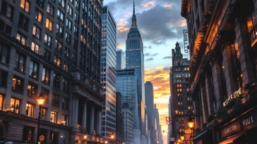 Grafico di Wall Street che mostra un'apertura positiva