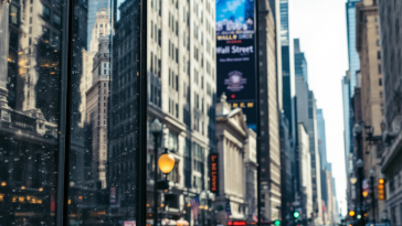 Grafico di Wall Street con focus sul prezzo del petrolio