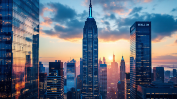 Grafico che mostra la ripresa di Wall Street nel 2023