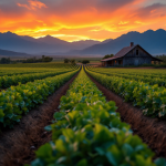 Mappa dell'Argentina con simboli economici e opportunità