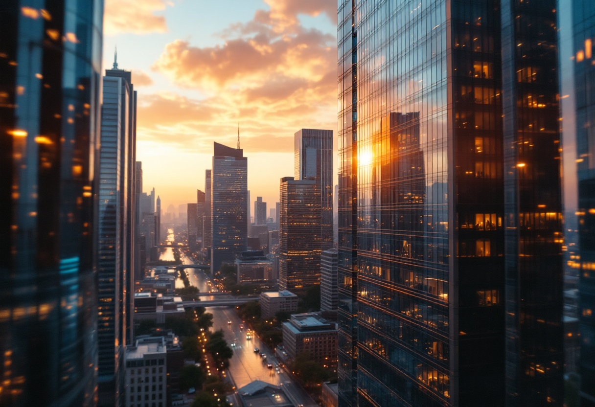 Grafico che mostra l'andamento del Bitcoin nel tempo