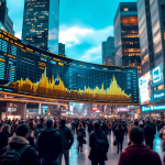 Grafico della caduta del valore di Bitcoin nel 2023