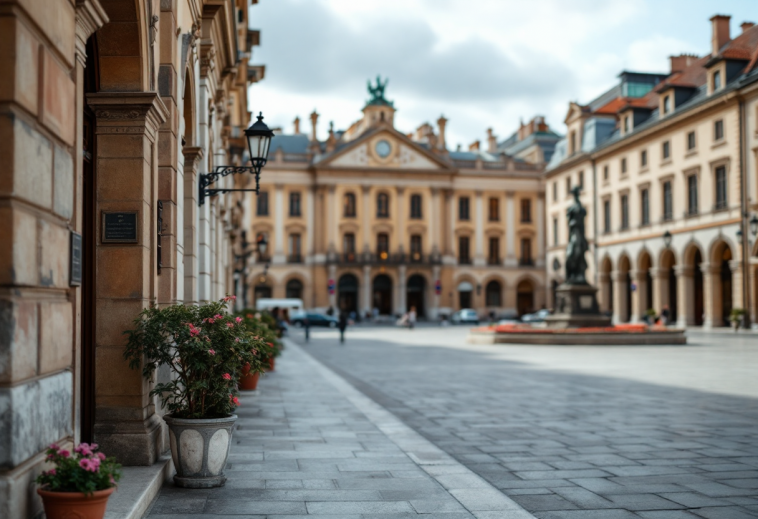 Il cardinale Parolin durante la visita a Bergamo