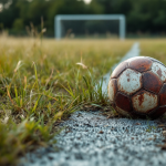 Logo dell'Acr Messina con sfondo sportivo