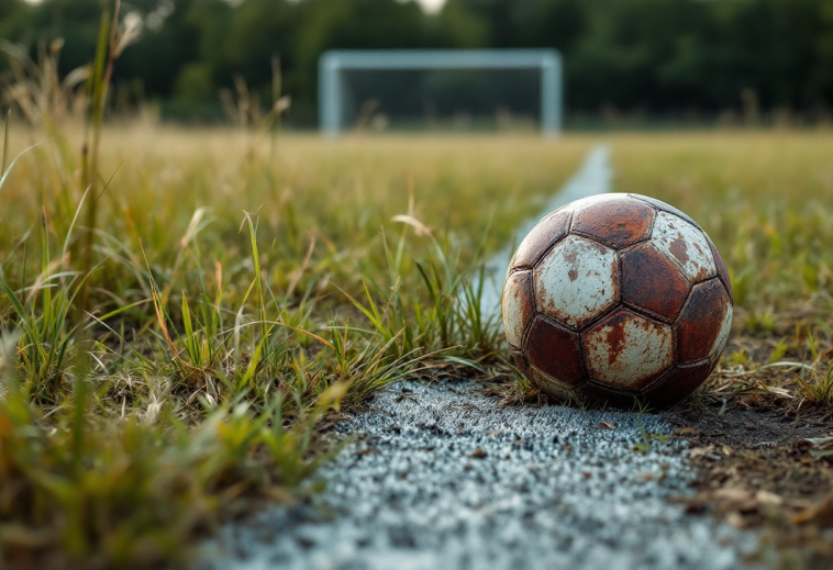 Logo dell'Acr Messina con sfondo sportivo