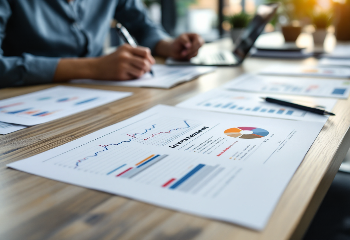 Grafico sugli investimenti sicuri per il 2025