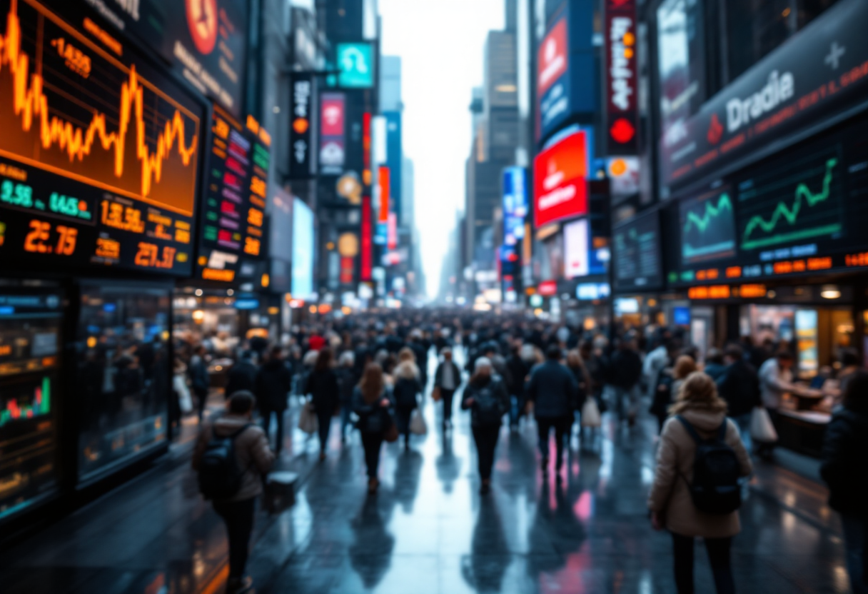 Grafico che illustra le tendenze delle criptovalute nel 2023