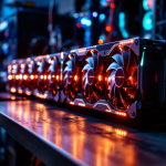 Immagine che illustra il mining di criptovalute e strumenti