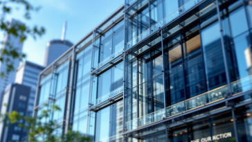 Logo di Poste Italiane e TIM con grafico di crescita