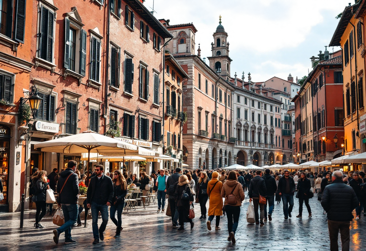 Grafico che mostra la crescita del turismo in Italia nel 2024