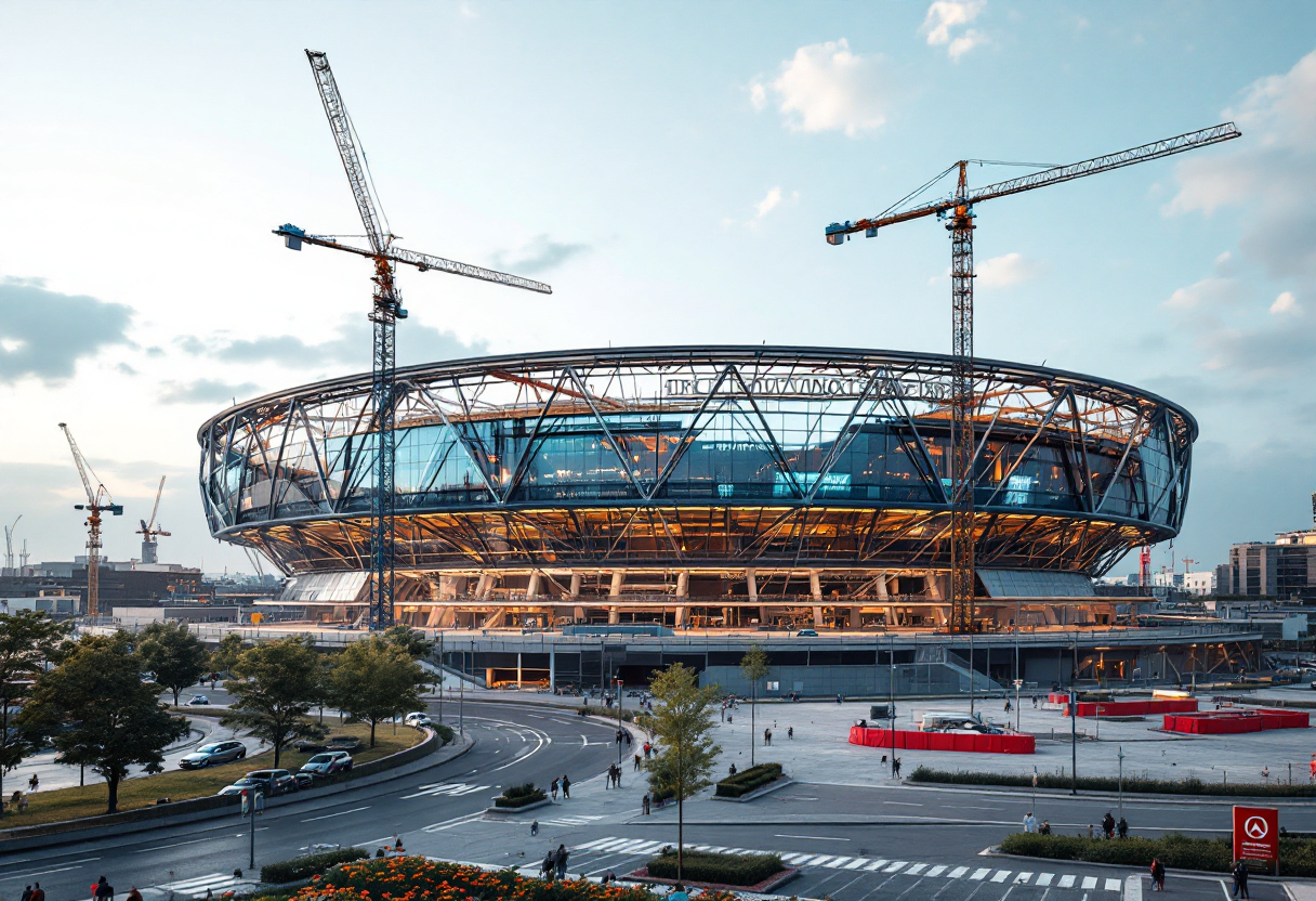 Stadio italiano innovativo e sostenibile per il calcio