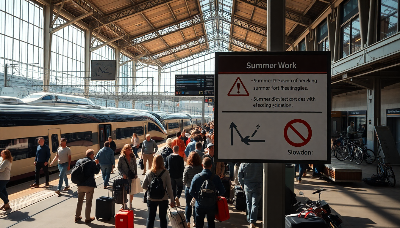 Lavori estivi sulla rete ferroviaria: i dettagli che devi conoscere