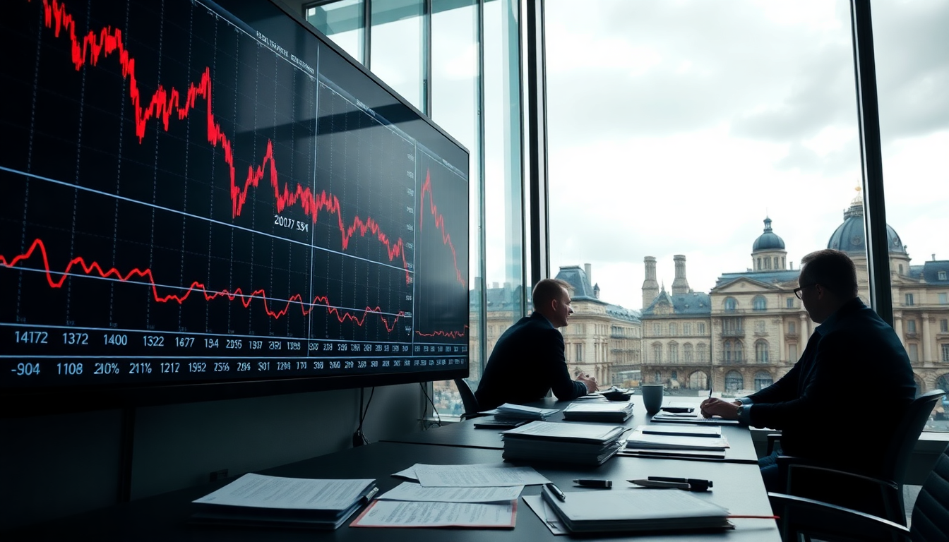 Le Borse europee in rosso per le nuove misure tariffarie di Trump