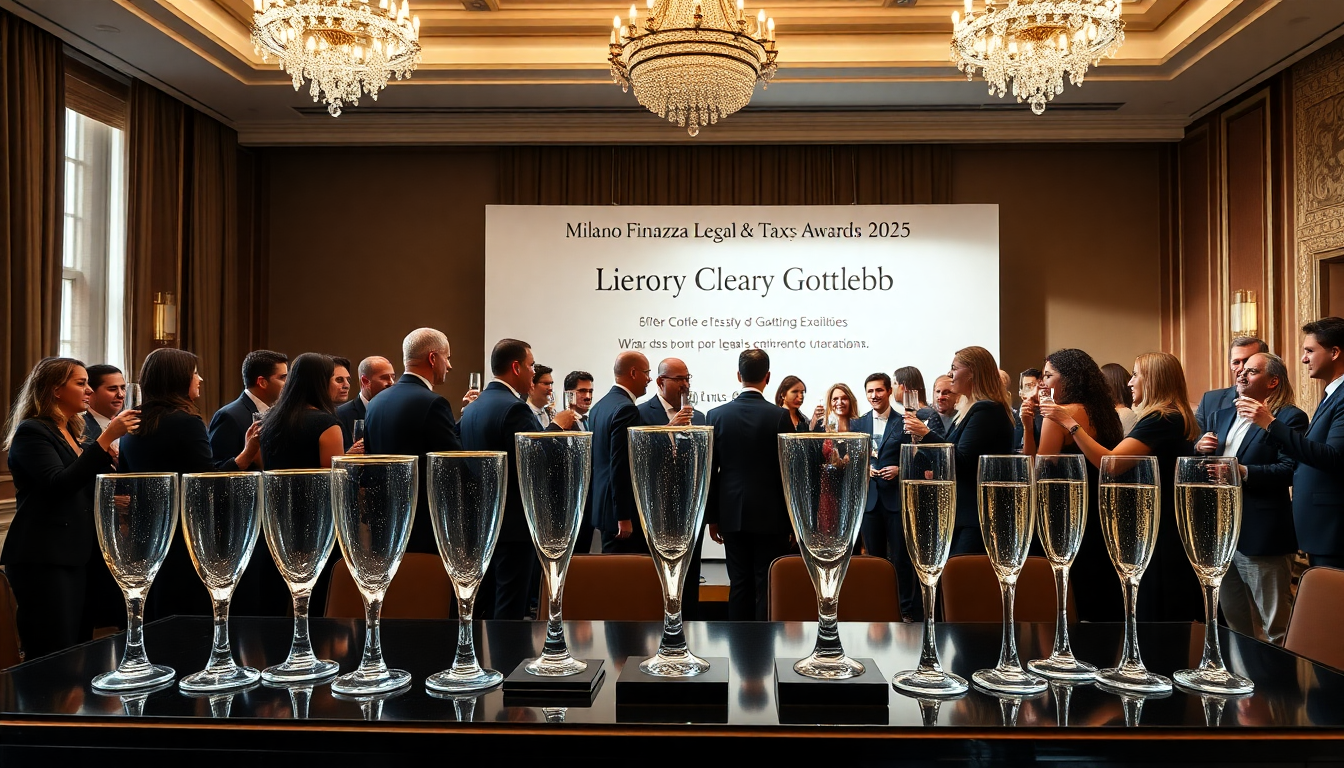 Riconoscimenti per Cleary Gottlieb ai Milano Finanza Legal & Tax Awards 2025