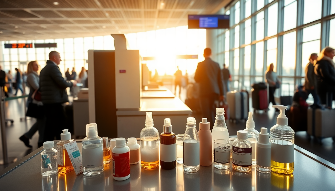 Riforma delle norme relative ai liquidi nei bagagli a mano negli aeroporti europei