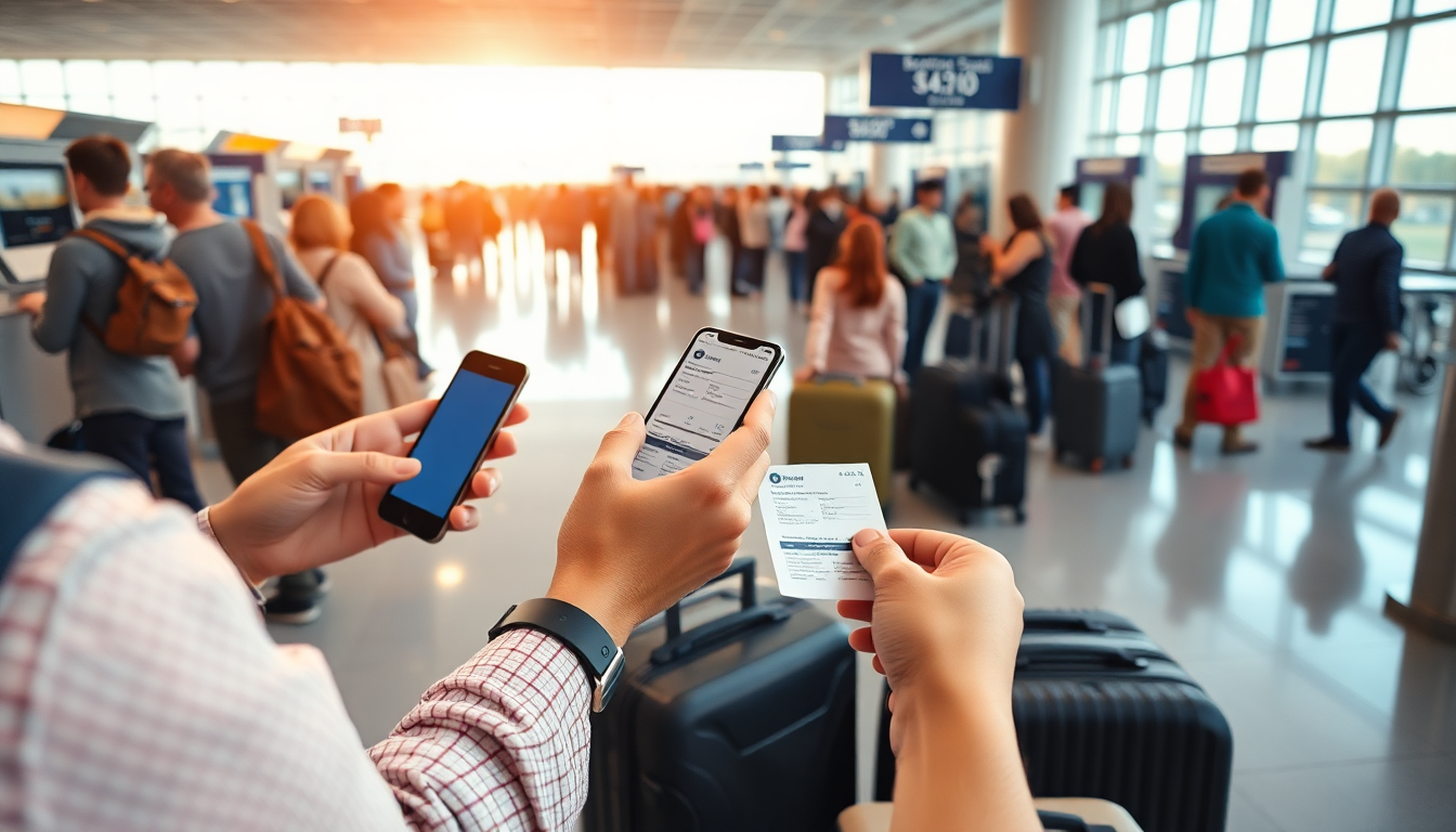 Viaggiare in aereo in Italia: carta d’imbarco sufficiente