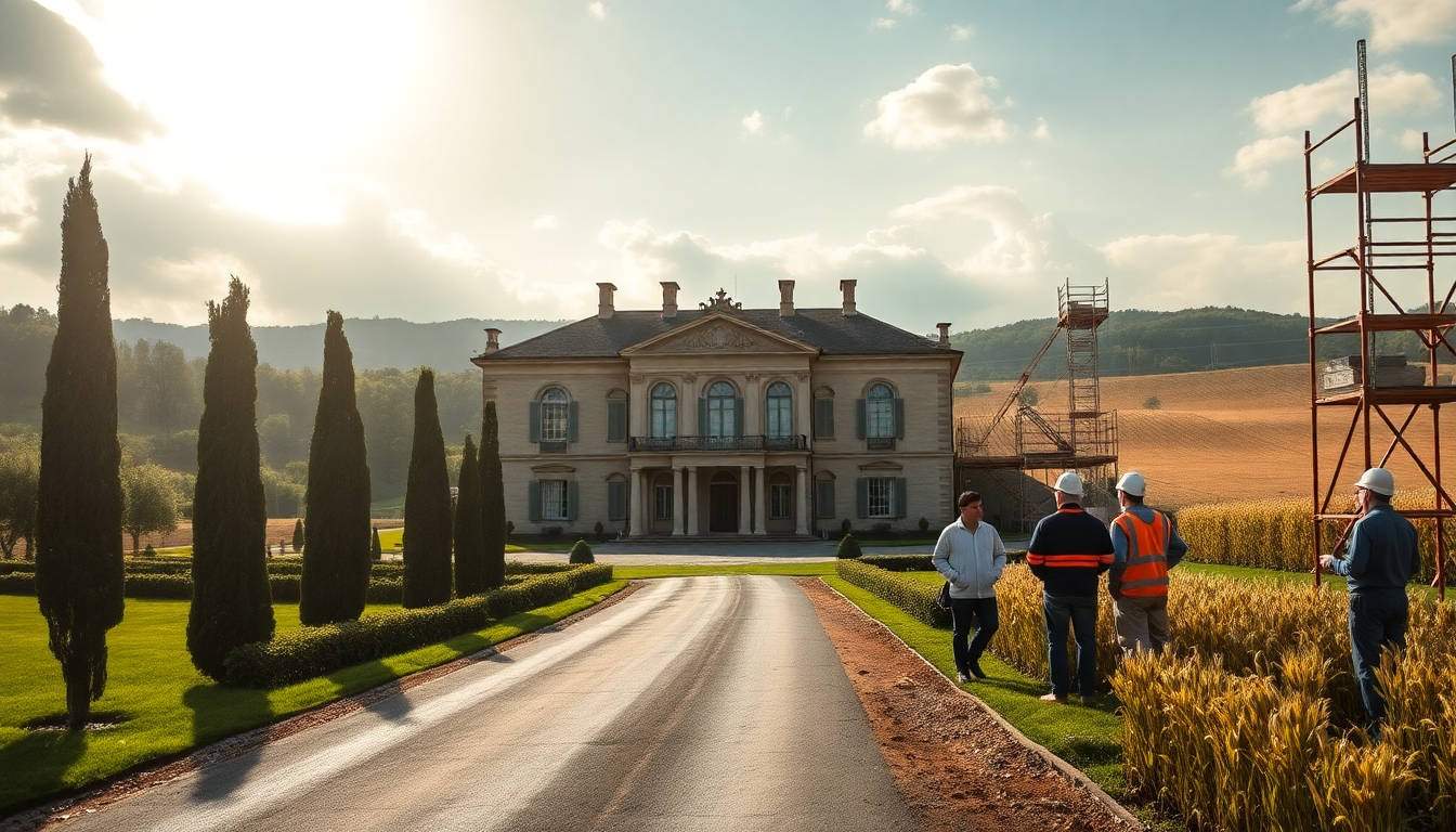 La storica villa Gardini in trasformazione: un nuovo albergo