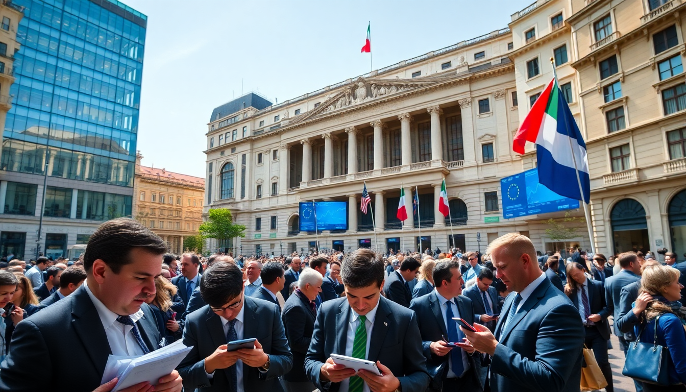 Piazza Affari guadagna terreno: focus su Powell e tassi di interesse