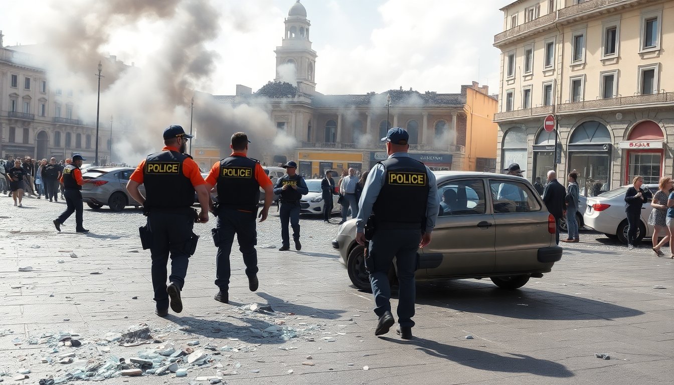 Esplosione in centro città provoca feriti e panico