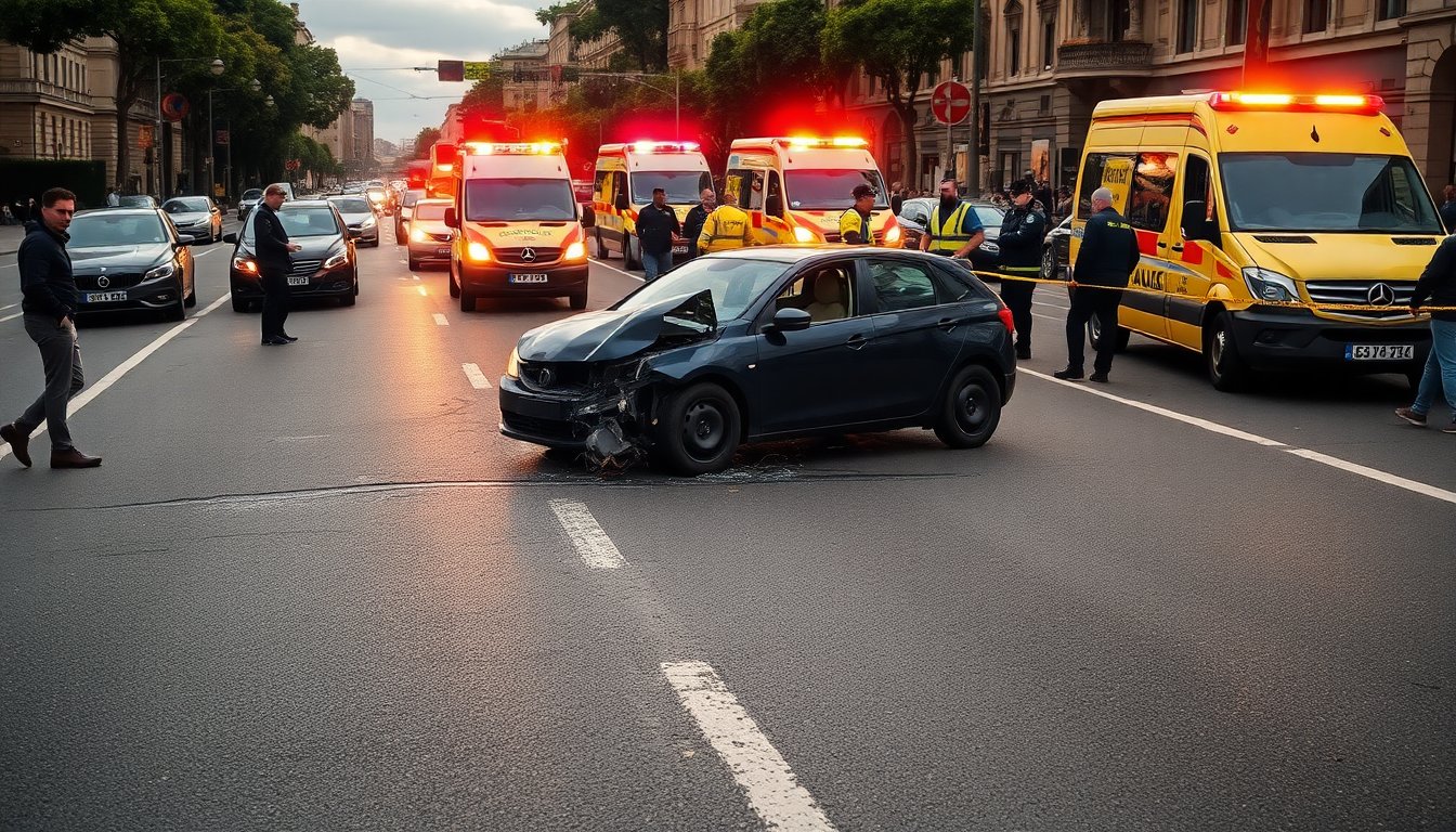 Incidente fatale in centro: un morto e due feriti