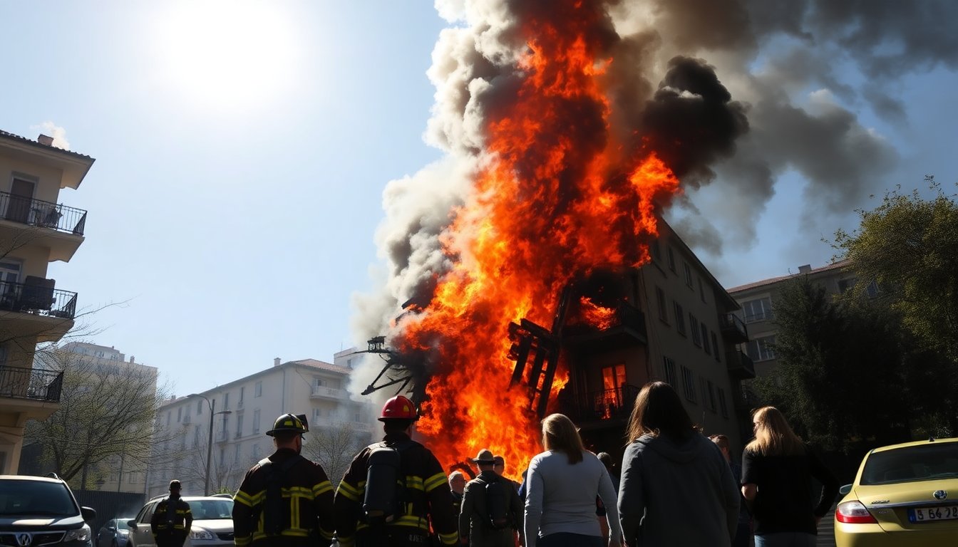 Incendio a Roma: centinaia di evacuati e danni ingenti