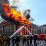 incendio colpisce il centro di roma evacuate diverse strade 1762553212