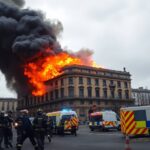 incendio in centro citta evacuate 200 persone e chiuso il traffico 1762020026