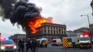 incendio in centro citta evacuate 200 persone e chiuso il traffico 1762020026