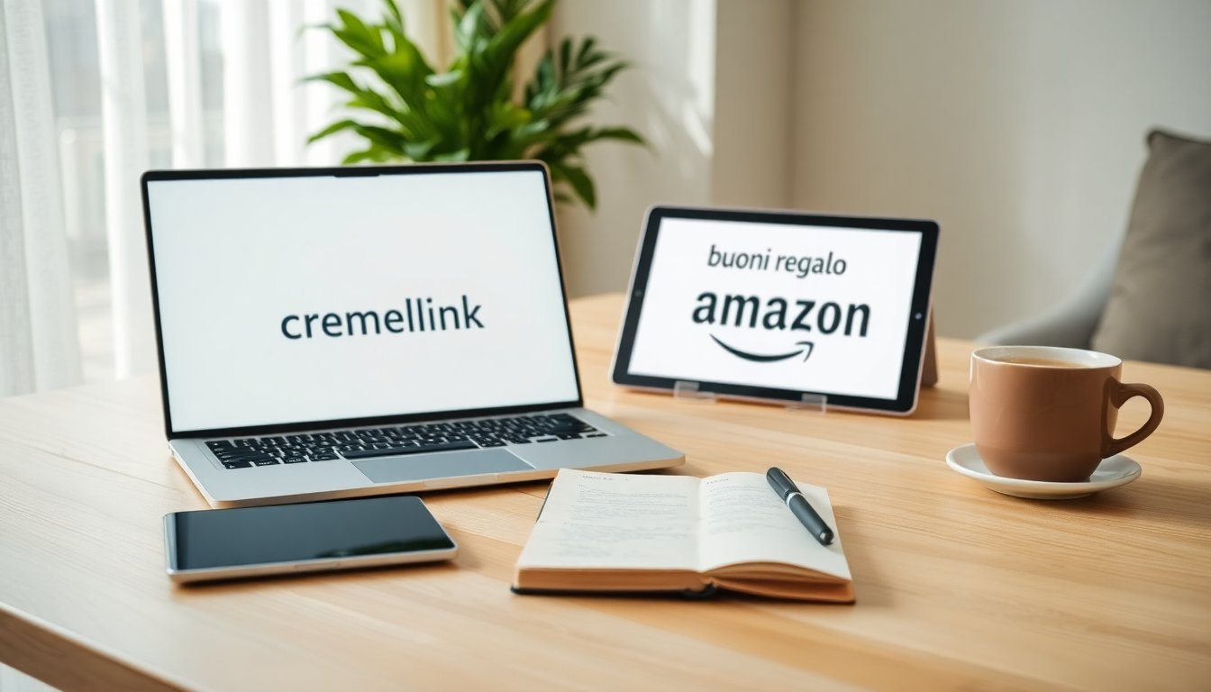 Scopri il conto corrente online Credem Link con buoni regalo Amazon