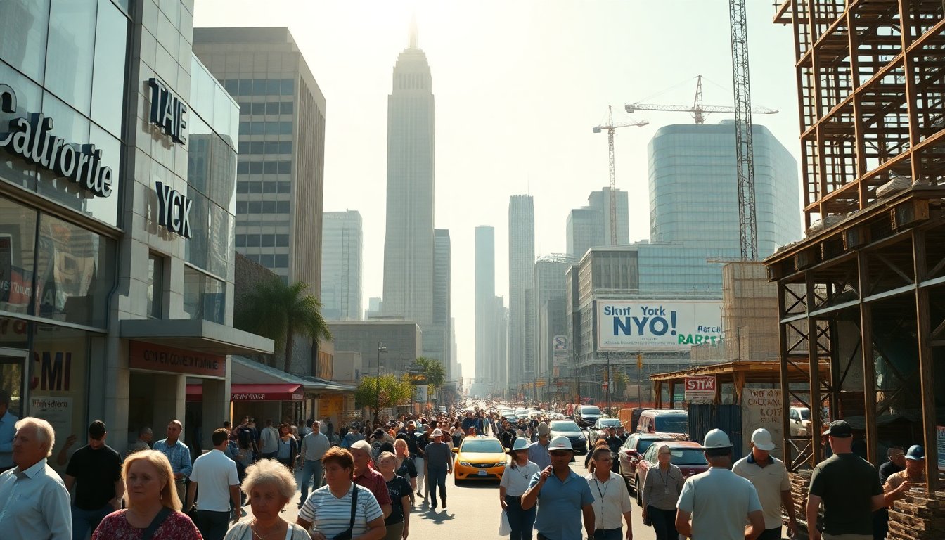 Occupazione in Calo: Analisi dei Trend Lavorativi in California, New York e Texas