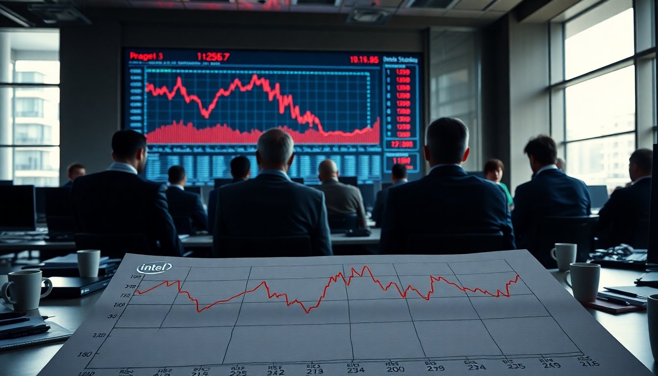 Il crollo di Intel in borsa: oltre 30 miliardi di dollari svaniti in un colpo solo