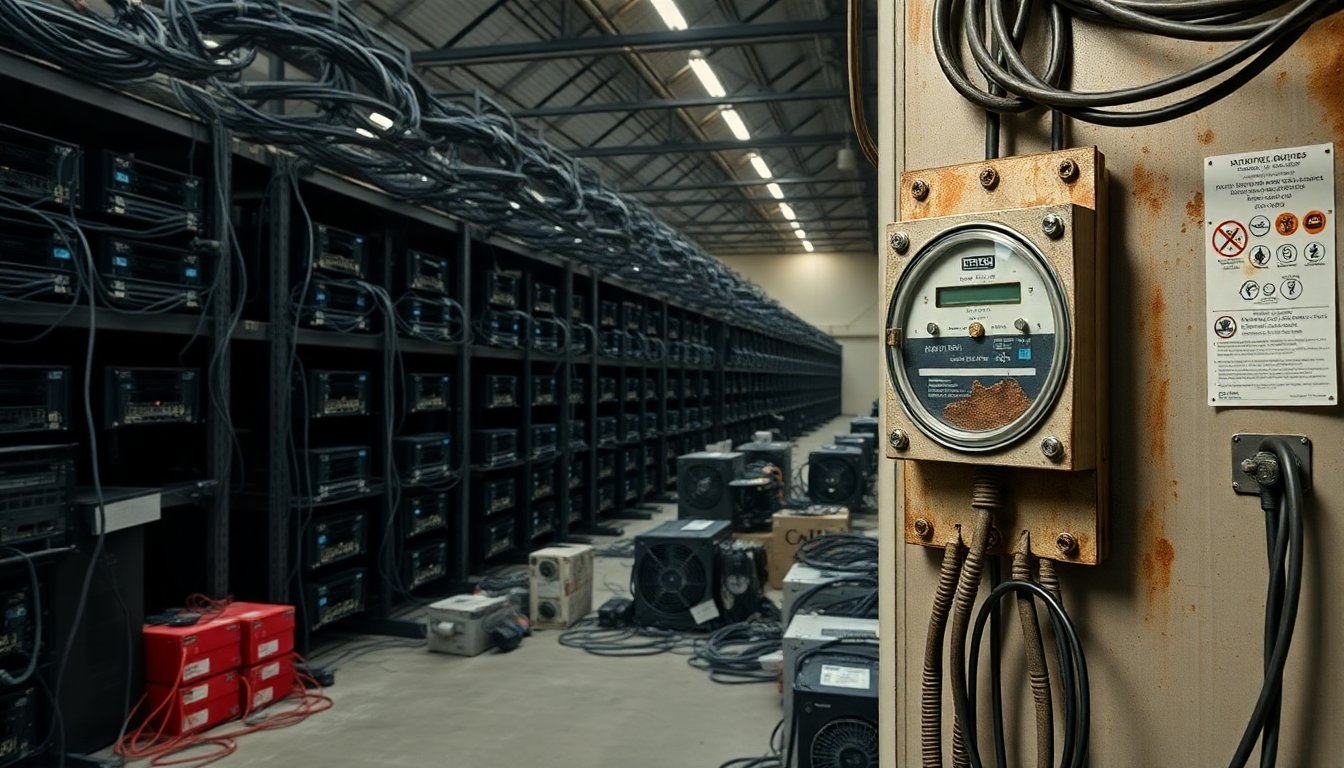 Centro di mining illegale in Angola chiuso: impatti su rete elettrica e mercato