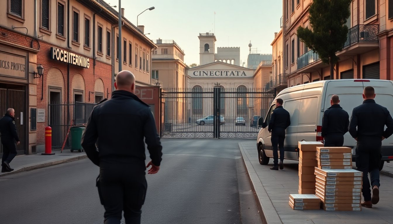 Perquisizioni a Cinecittà per il tax credit: acquisiti documenti su serie e film